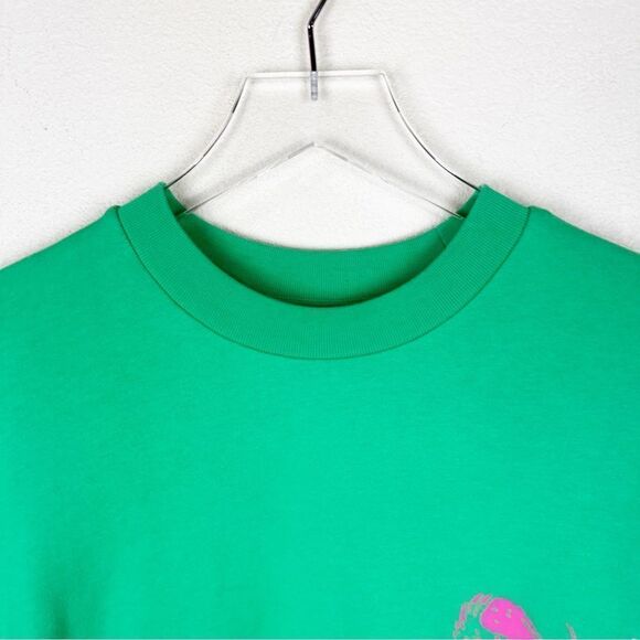 Pangaia Green Future Nostalgia Dua Lipa Concert Merch Sweatshirt Pull Over XL - Picture 3 of 7